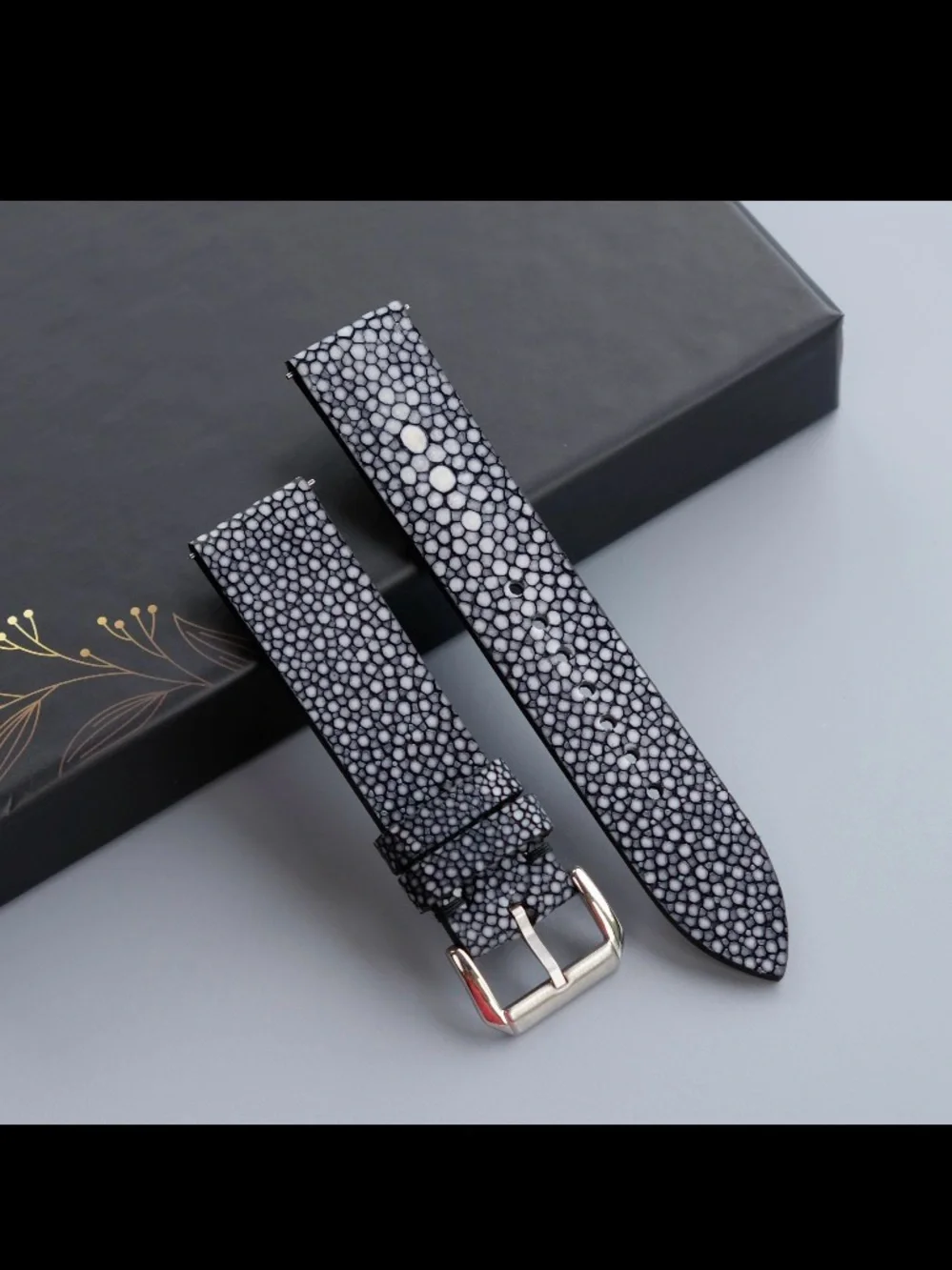 Huawei GT3 smartwatch with leather band and accessories